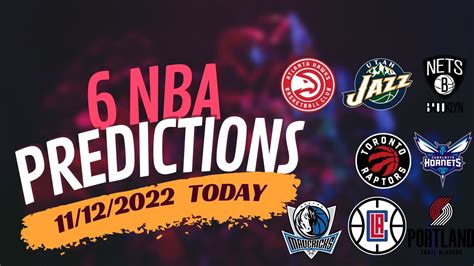 6 Nba Picks Today 111222 Nba Predictions Today Nba Betting Picks