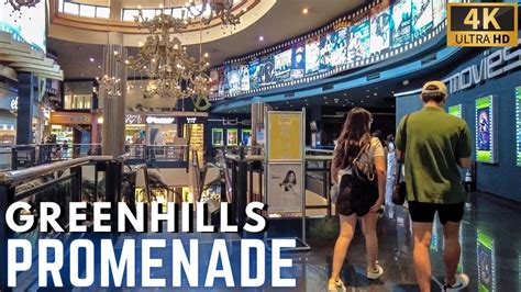 GREENHILLS PROMENADE Walking Tour 4K Manila Philippines August 2023