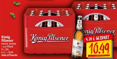 König Pilsener 20x0 5 L Flasche Angebot bei nah gut