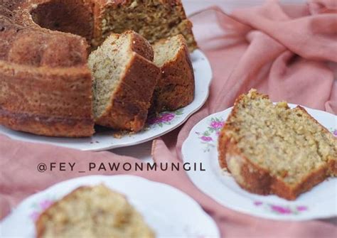 Resep Bolu Pisang Panggang Telur No Mixer Oleh Fey Pawonmungil