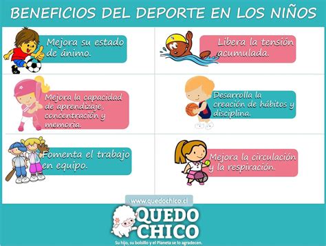 Beneficios del deporte en los niños QuedoChico Niños haciendo