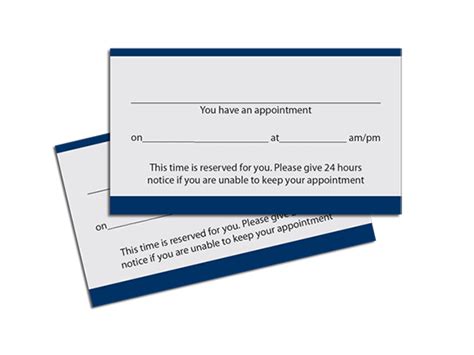 Custom Appointment Cards | PGprint.com Marietta, GA