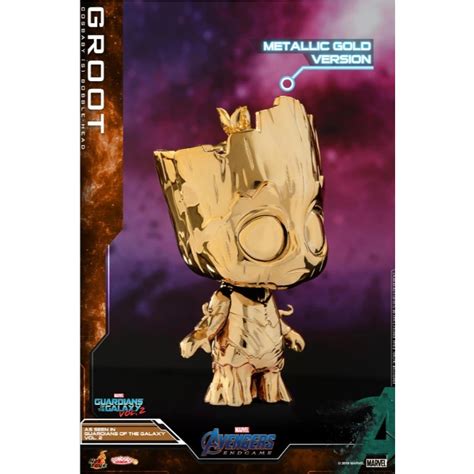 HOT TOYS cosbaby COSB 復仇者聯盟 終局之戰 黃金 樹人 葛魯特 電鍍金 特別版 蝦皮購物