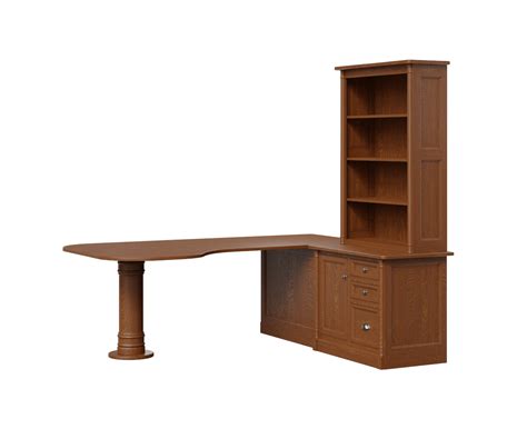 Covington Pedestal Desk Stoll Furniture Company Odon Indiana