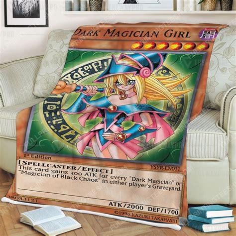 Yu Gi Oh Legend Of Blue Eyes Dark Magician Blanket Hot Sale