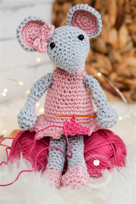 Crochet Mouse Pattern For An Amigurumi Mouse Instant Pdf Etsy