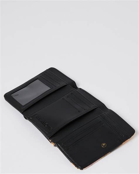 Billabong Calypso Trifold Wallet Black Surfstitch