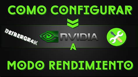 Configurar Tarjeta Nvidia GeForce A Modo Rendimiento Aumentar FPS