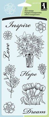 Inkadinkado Clear Stamps Floral Inspiration