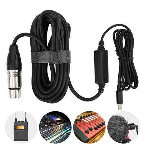 Yosoo C Ble Audio C Ble Adaptateur Audio Comica Cvm Xlr Uc Microphone