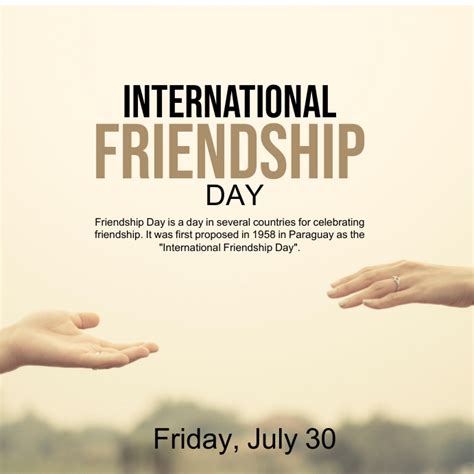 Copy Of International Day Of Friendship Postermywall