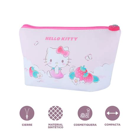 Cosmetiquera Hello Kitty Serie Strawberry Sanrio