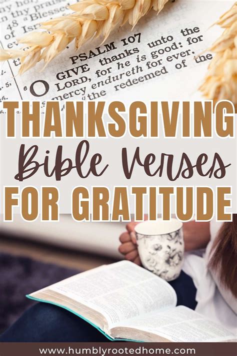 Bible Verses for Thanksgiving and Gratitude (KJV)