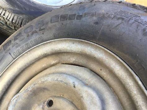 3 x 165R13C Tyres - TVAA Pty Ltd T/A Tomkins Valuers & Auctioneers