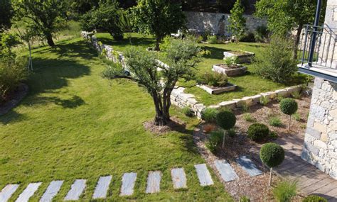 Conception et aménagement d un jardin en pente Garten Marseille