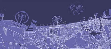 Mapa Detallado De Mapas Vectoriales De La Ciudad De Dubai Mapa De