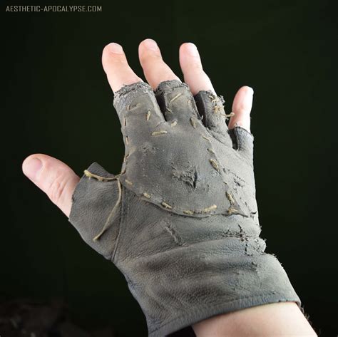 Post Apocalyptic Leather Thief Gloves Punk Gothic Etsy