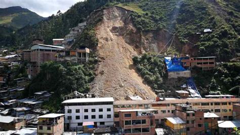 Deslizamiento de tierra en Perú deja heridos y casas inhabitables