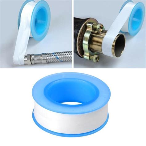 1 Rolls 10m Ptfe White Thread Pipe Tape Plumbers Sealing Tape Fitting