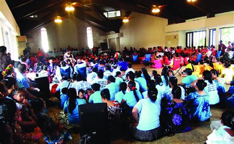 Chuukese Gathering In A Church In Guam Download Scientific Diagram