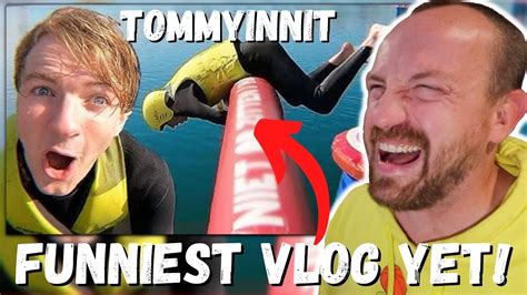 Funniest Vlog Yet Tommyinnit Surviving The Total Wipeout Challenge