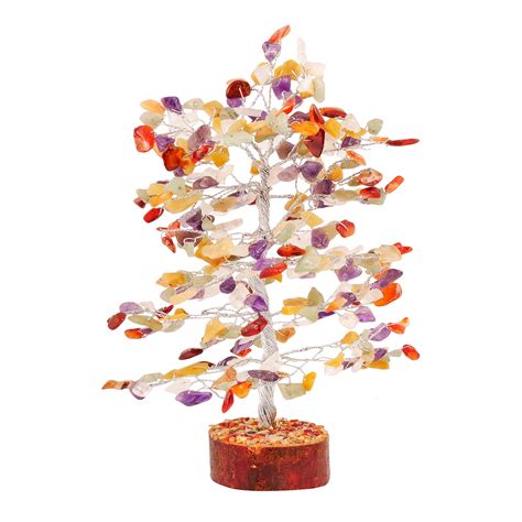 Buy FASHIONZAADI Seven Chakra Tree Of Life Crystal Tree For Positive