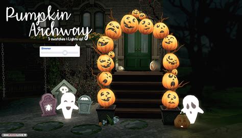 TS4 CC Maxis Match Halloween Décor Clutter Objects FandomSpot