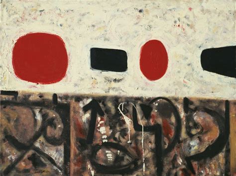 Adolph Gottlieb Flotsam At Noon Imaginary Landscape