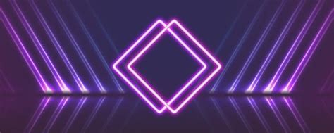 Twitch Profile Banner Futuristic Neon Background Sci-fi - Etsy | Neon ...