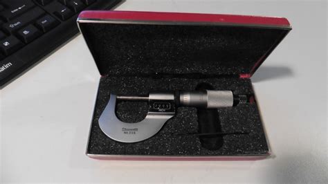 L S Starrett Co No 216 Digital Dial Outside Micrometer 0 1 Vintage