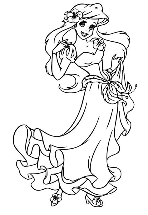 Desenhos Para Colorir Da Princesa Ariel - Desenhos da Princesa Ariel para colorir - Bora Colorir