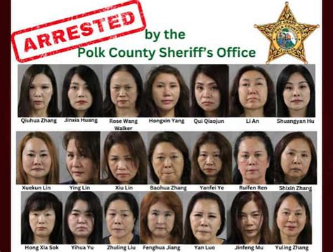 21 Arrested In Polk County Undercover Asian Massage Parlor Prostitution