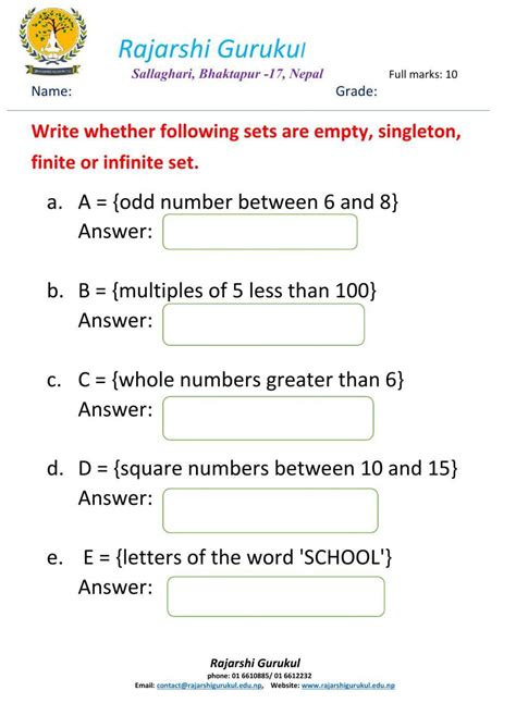 Sets Worksheet For Grade 3 Live Worksheets Worksheets Library