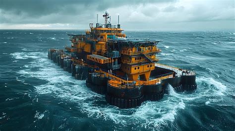 Premium Photo Overtopping Wave Energy Converter Coastal Power Generation