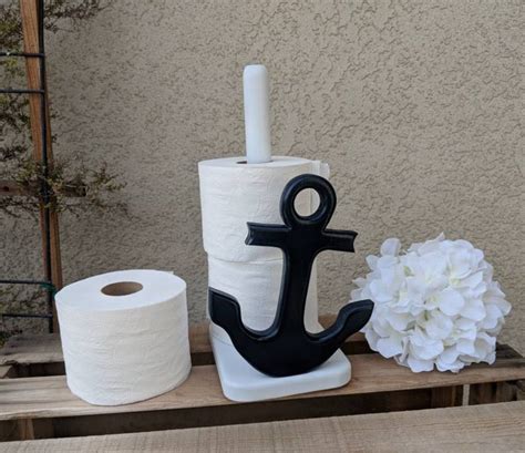 Anchor Medium Nautical Paper Towel Holder Napkin Holder Or Etsy