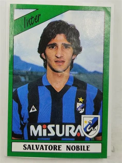 FIGURINA CALCIATORI PANINI 1987 88 INTER NOBILE N 118 OTTIMA DA