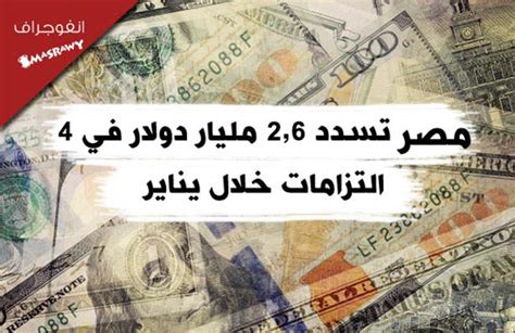 كيف أنفقت مصر 26 مليار دولار خلال يناير؟ انفوجراف مصراوى