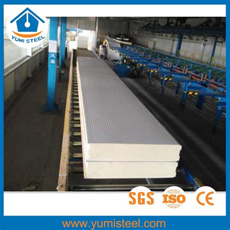 Mm Polyurethane Sandwich Panel With Ppgi Steel Sheet For Wall