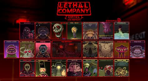 Lethal Company All Entities by IamDoru1 on Newgrounds