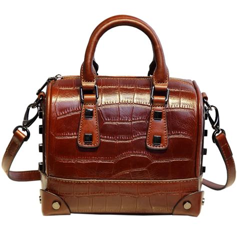 New Arrival Amasie New Arrival 2018 Boston Vintage Women Handbag