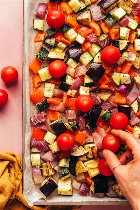 Sheet Pan Ratatouille With Crispy Baked Tofu Minimalist Baker Recipes