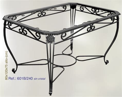 MESA DE FORJA MODELO SEVILLA 601B RUSTILUZ Wrought Iron Doors Front