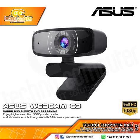 ASUS Webcam C3 - Full HD 1080p 30Fps Webcam