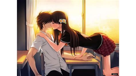 Top 76+ cute anime couples kissing latest - in.coedo.com.vn