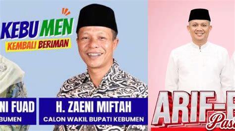 Biodata Calon Bupati Dan Wakil Bupati Kebumen Jawa Tengah Yang