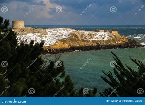 Martello Tower Dalkey Island Dublin Ireland Stock Image Image Of