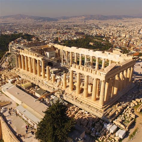 Aerial View Of The Acropolis Travel Off Path