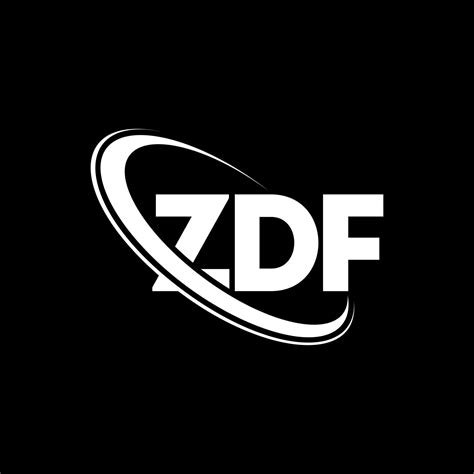 ZDF logo. ZDF letter. ZDF letter logo design. Initials ZDF logo linked ...