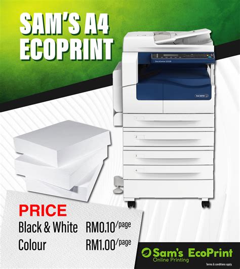 A4 COLOUR PRINTING(RM1.00) – Samfah