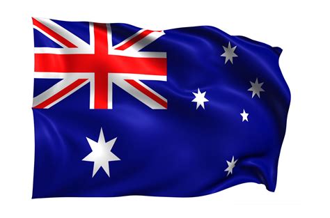 Australia Waving flag Realistic Transparent Background 15309615 PNG